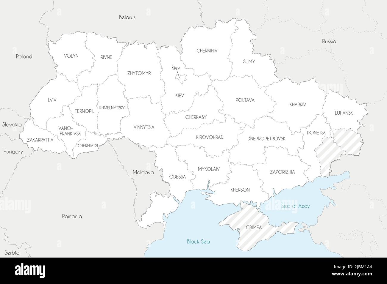 vector-map-with-ukraine-donbas-hi-res-stock-photography-and-images-alamy for Free Printable Map Of Ukraine Vector map with ukraine donbas hi-res stock photography and images - Alamy for Free Printable Map Of Ukraine