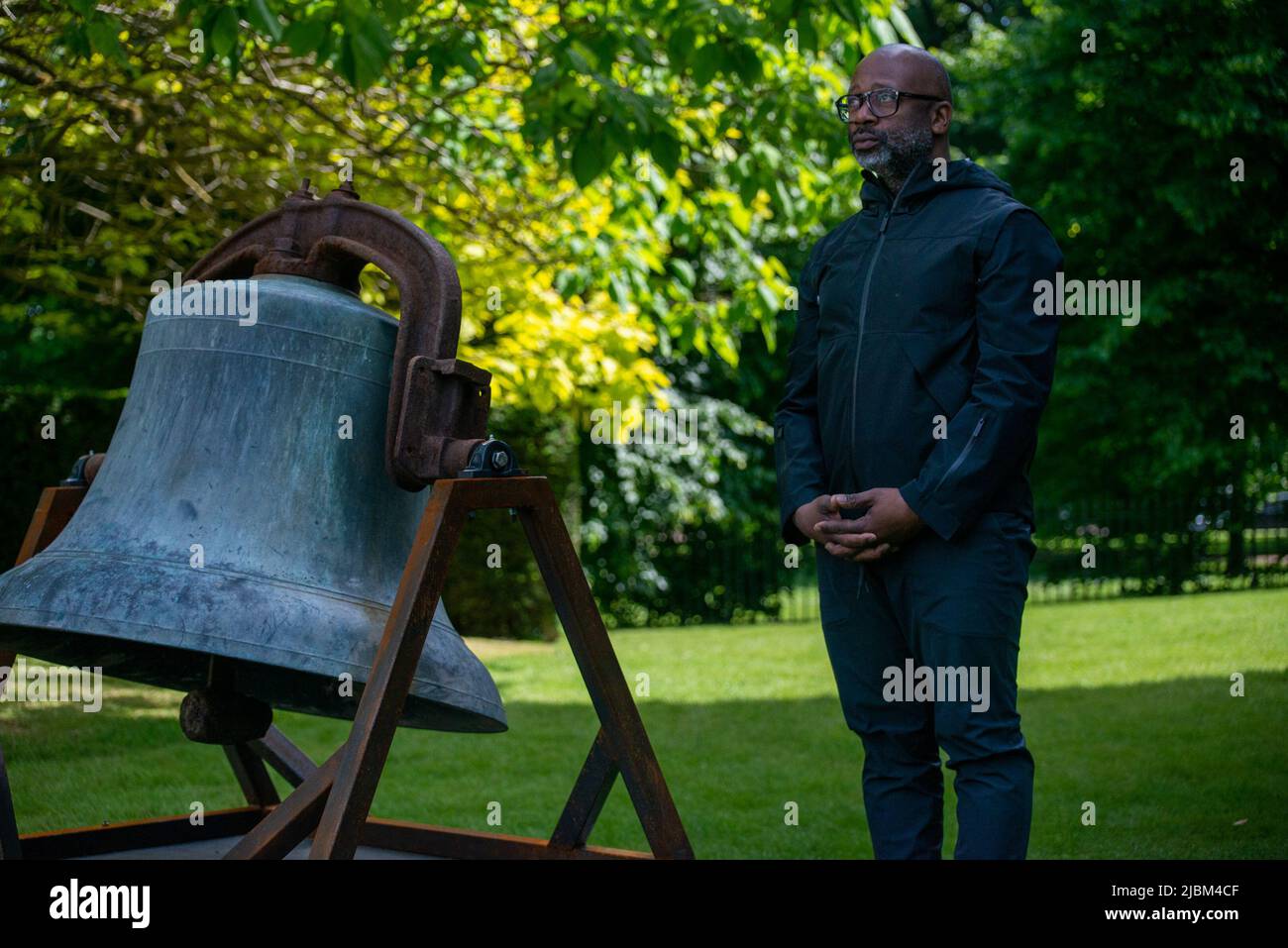Theaster Gates at the opening of his Serpentine Pavilion 2022 Stock Photo