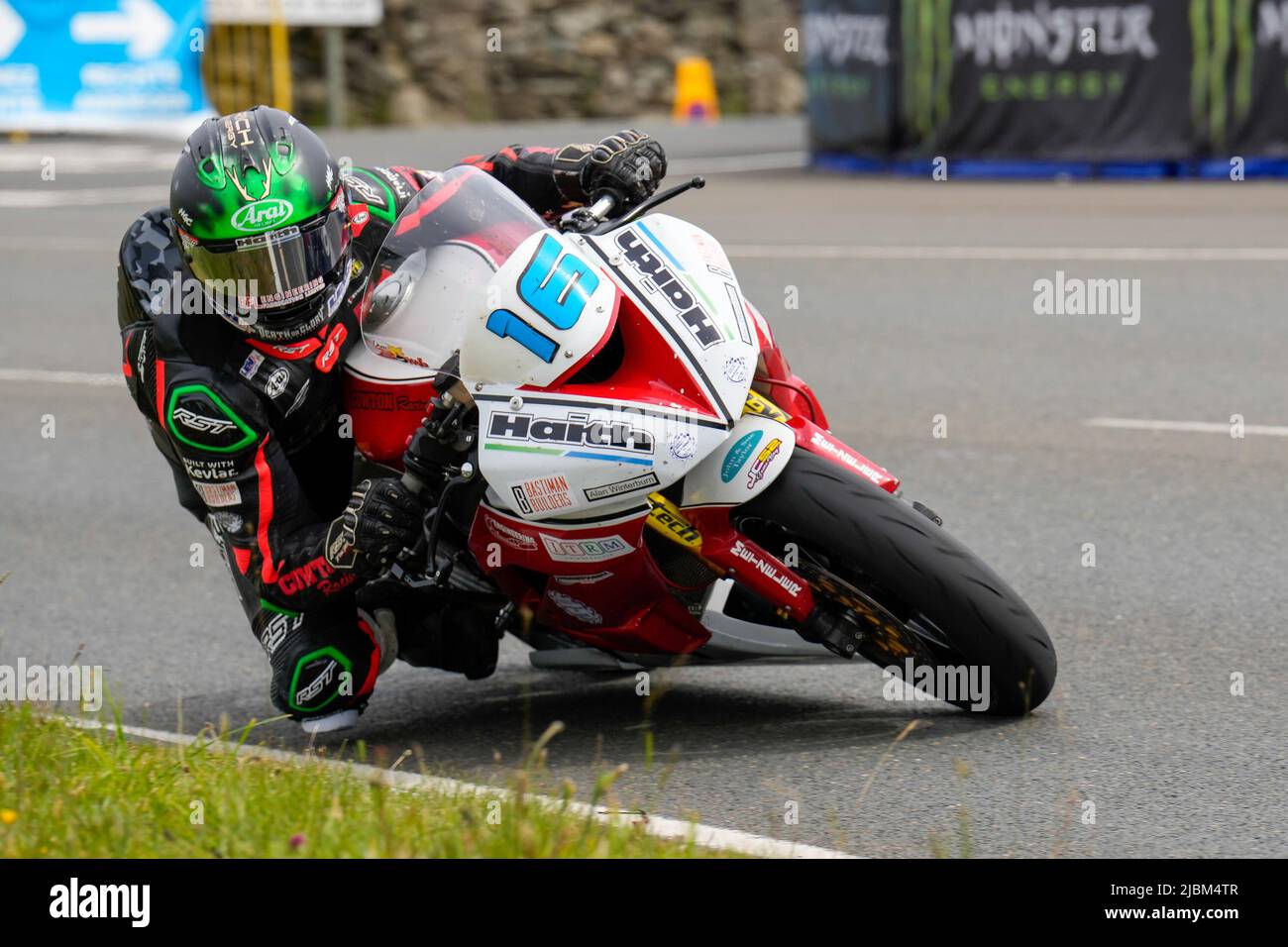 Douglas, Isle Of Man. 19th Jan, 2022. Shaun Anderson (1000 Suzuki)  representing the Crendon Suzuki by Hawk Racing Suzuki team during the RL360  Superstock TT Race at the Isle of Man, Douglas