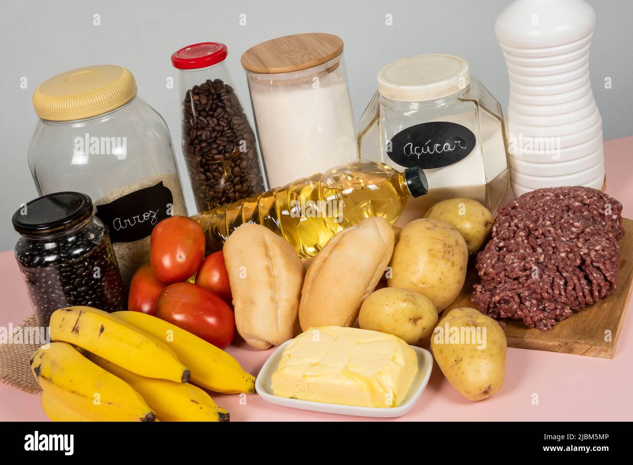 Brazilian basic food basket completed composed of 13 products meat