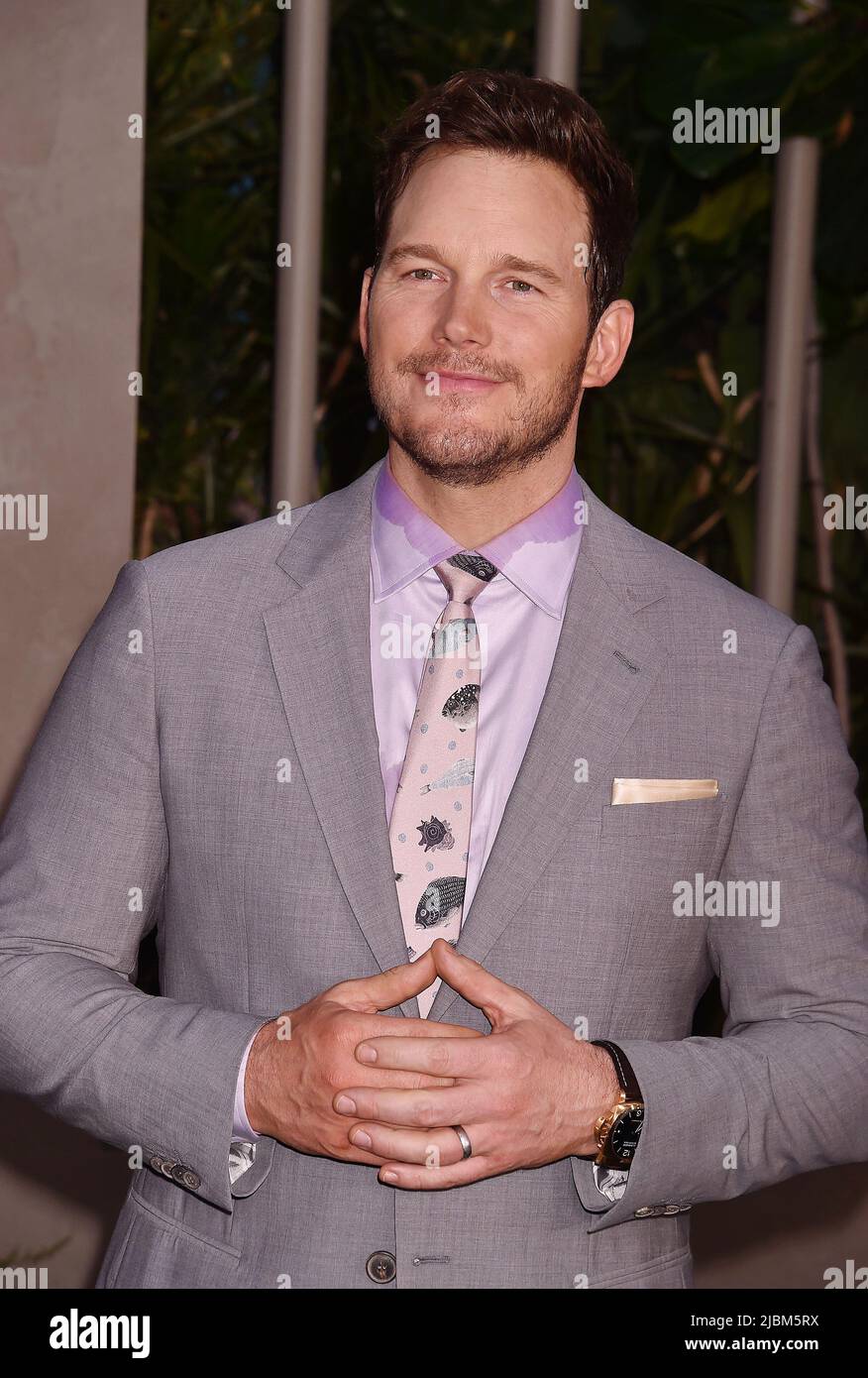 HOLLYWOOD, CA - JUNE 06: Chris Pratt attends the Los Angeles premiere of Universal Pictures' 'Jurassic World Dominion' at the TCL Chinese Theatre on J Stock Photo