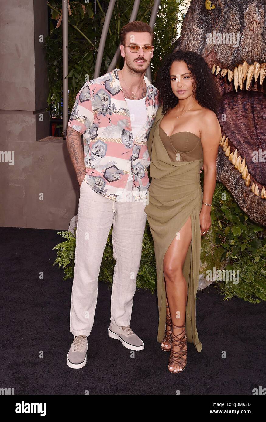 Hollywood, Ca. 06th June, 2022. (L-R) Matt Pokora and Christina Milian
