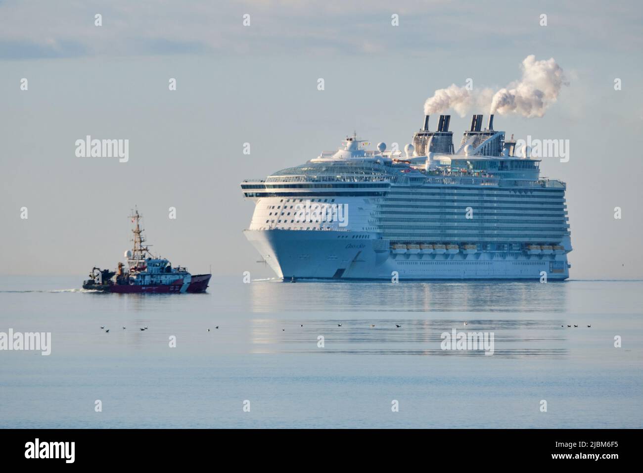 Halifax, Nova Scotia, June 7th, 2022. The Oasis of the Seas from Royal