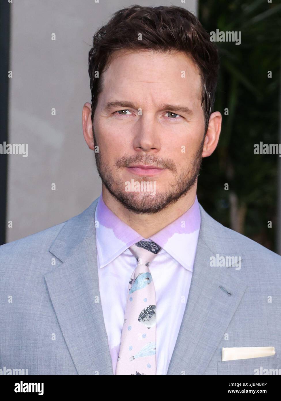 HOLLYWOOD, LOS ANGELES, CALIFORNIA, USA - JUNE 06: American actor Chris Pratt arrives at the Los Angeles Premiere Of Universal Pictures' 'Jurassic World Dominion' held at the TCL Chinese Theatre IMAX on June 6, 2022 in Hollywood, Los Angeles, California, United States. (Photo by Xavier Collin/Image Press Agency) Stock Photo