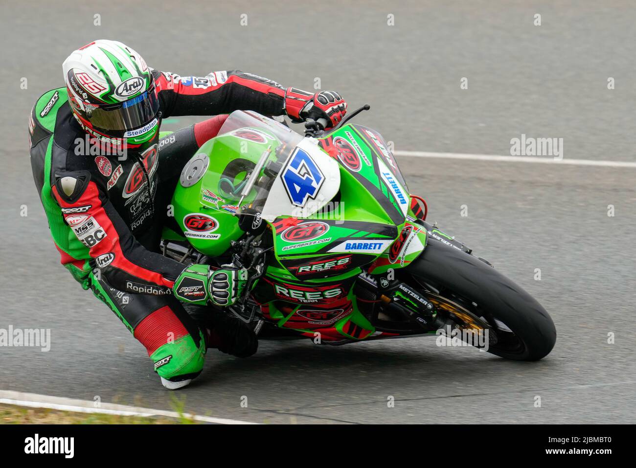 Douglas, Isle Of Man. 19th Jan, 2022. Shaun Anderson (1000 Suzuki)  representing the Crendon Suzuki by Hawk Racing Suzuki team during the RL360  Superstock TT Race at the Isle of Man, Douglas