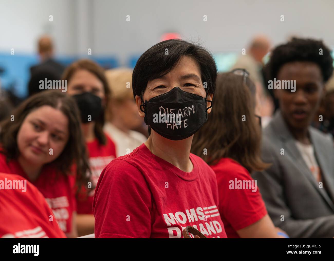 Bronx, United States. 06th June, 2022. Gun violence activist Moms