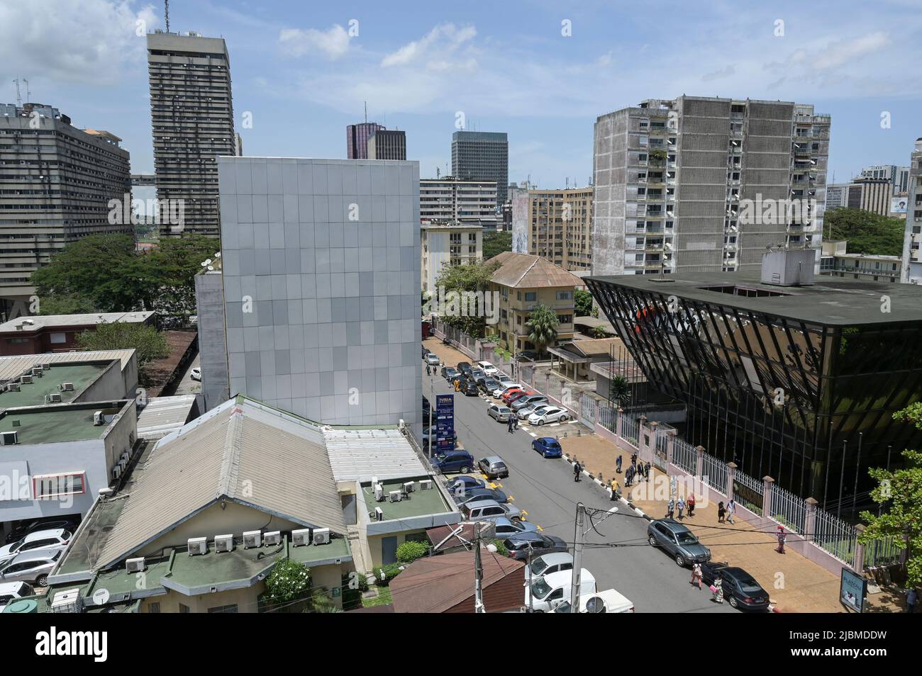 IVORY COAST, Abidjan, city centre Plateau, large office buildings