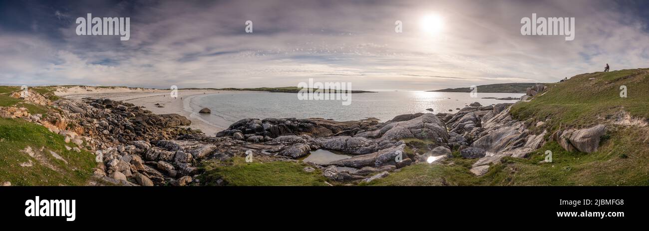 Beach at Dog's Bay, County Galway, Ireland Stock Photo