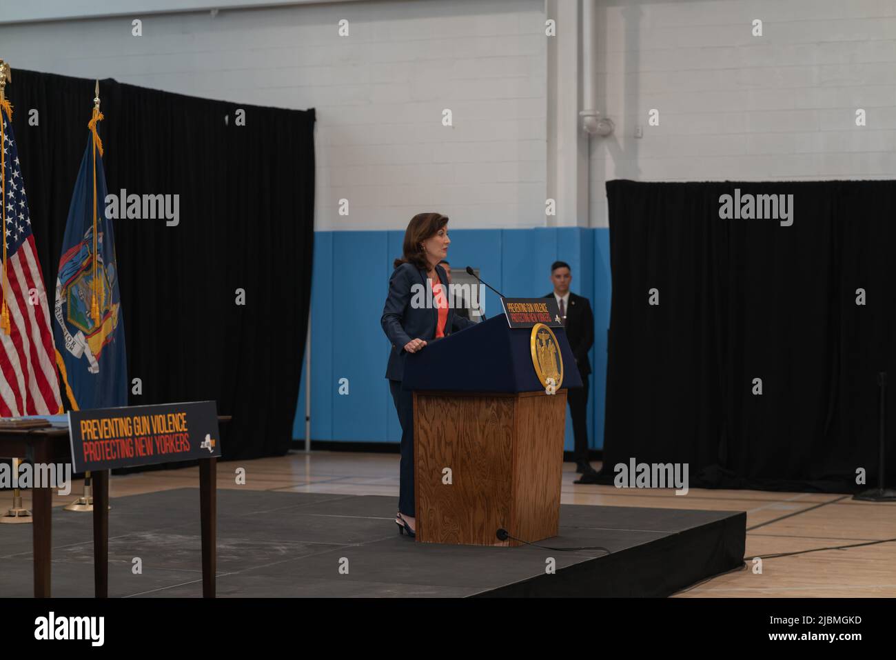 Bronx, New York, USA. 6th June, 2022. New York Govnernor Kathy Hochul