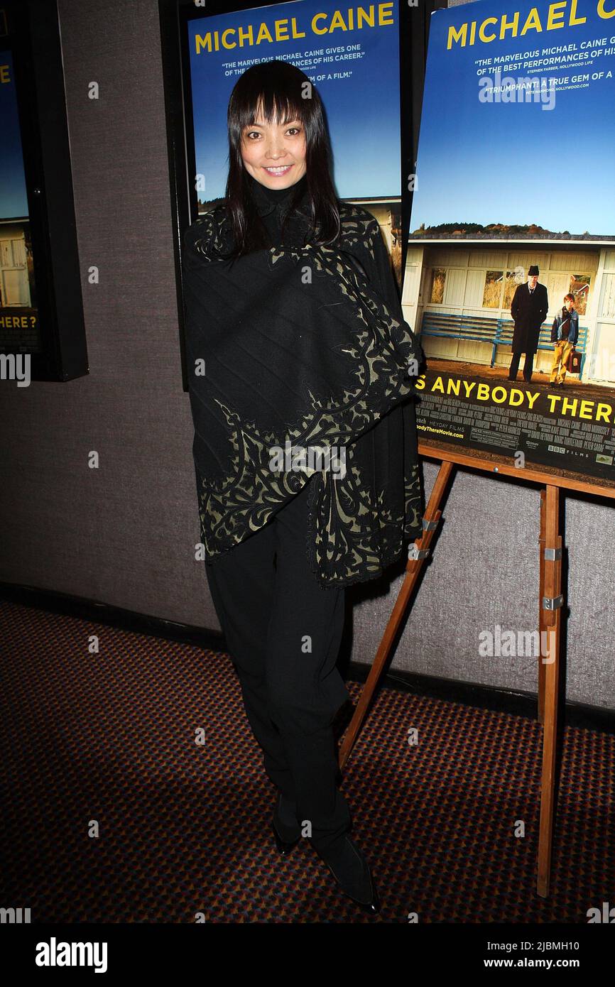 New York, NY, USA. 6 April, 2009. Model, Irina Pantaeva at the premiere of IS ANYBODY THERE? at Cinema 2. Credit: Steve Mack/Alamy Stock Photo