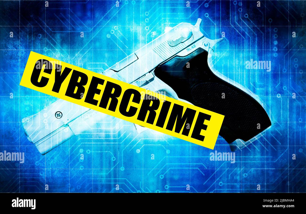 cybercrime concept Stock Photo