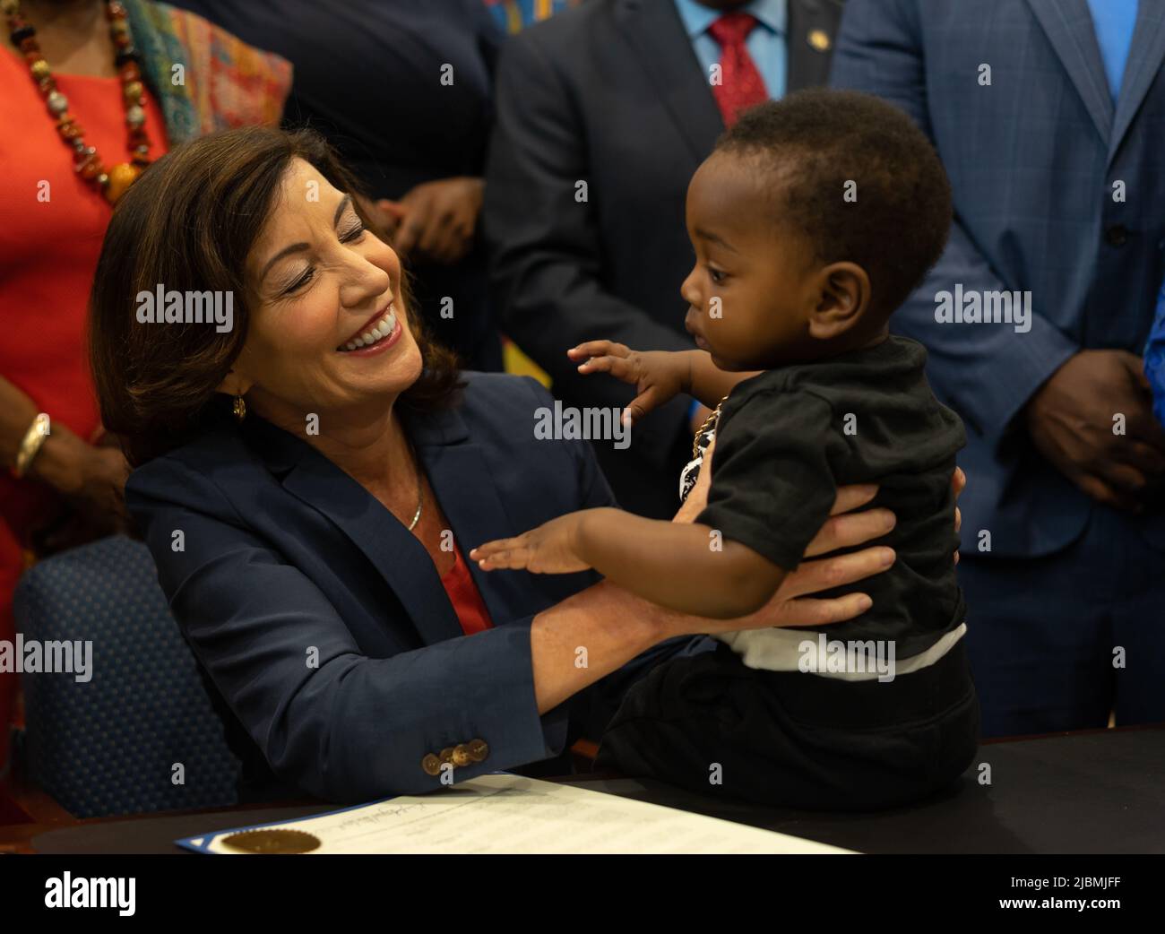Bronx, New York, USA. 6th June, 2022. New York Govnernor Kathy Hochul