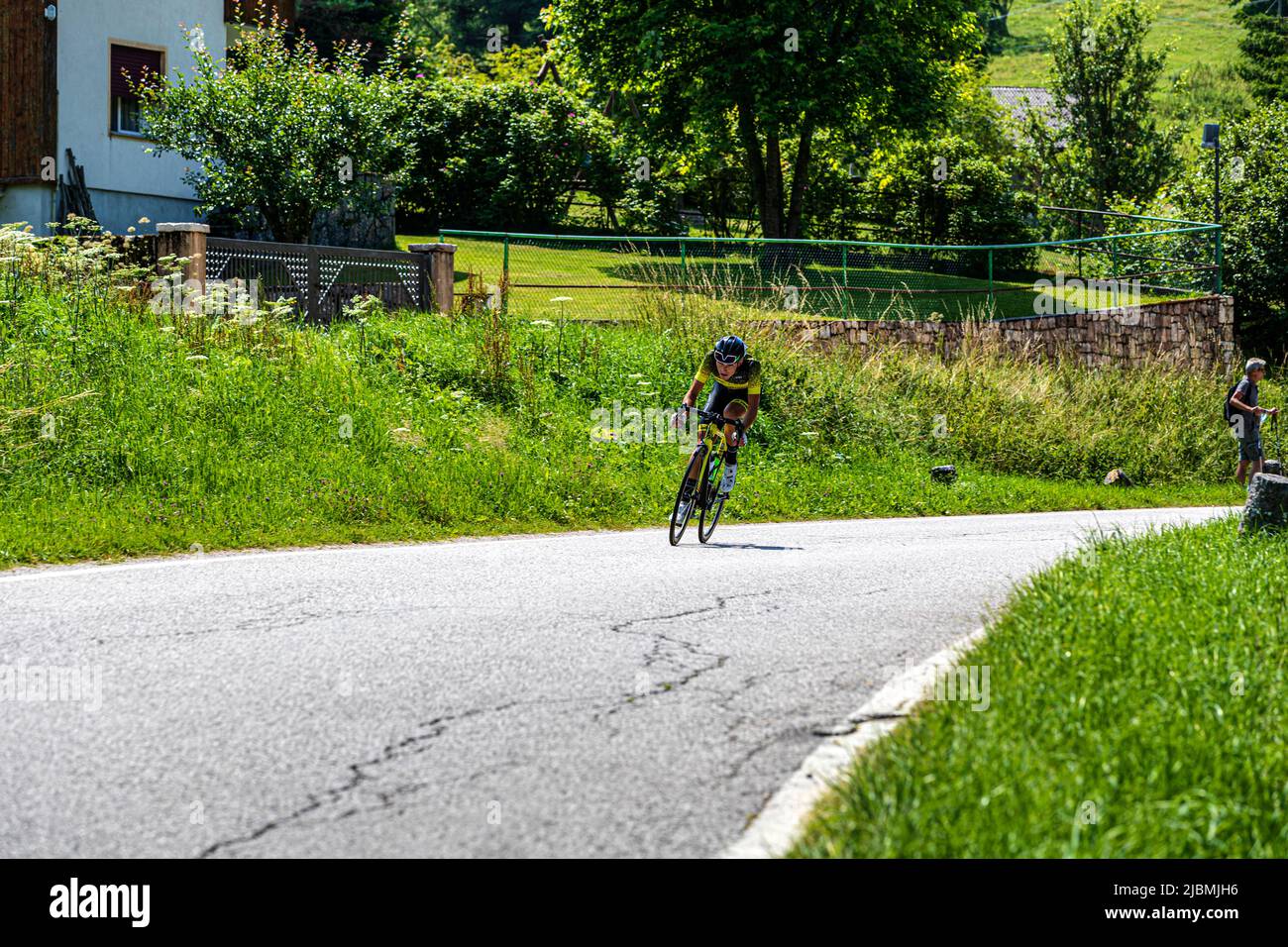 Italy Veneto Gara ciclistica Bassano Monte Grappa (78^ edizione) Stock Photo