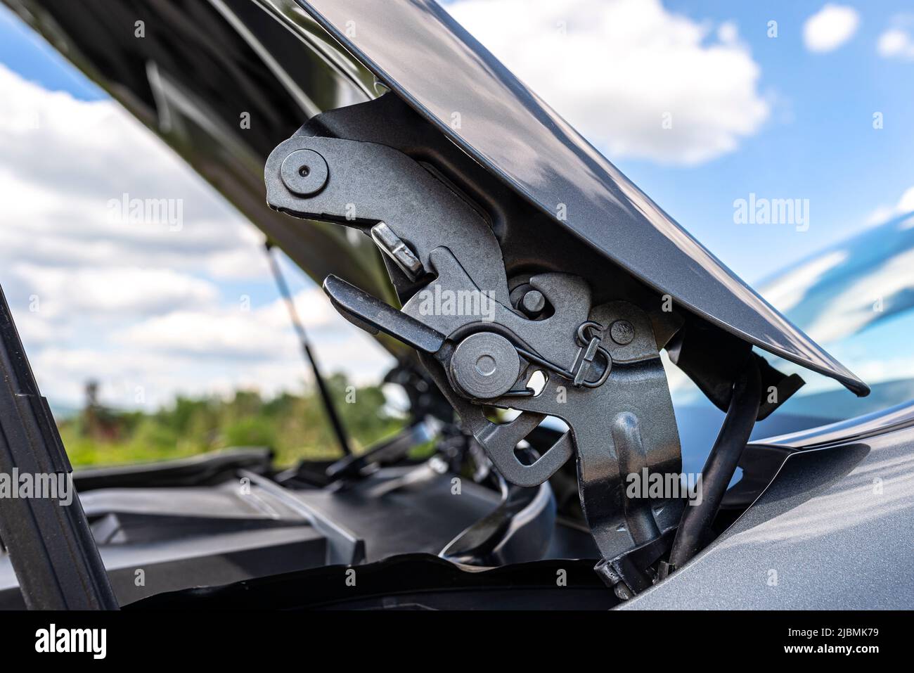 Bonnet hinge hi-res stock photography and images - Alamy