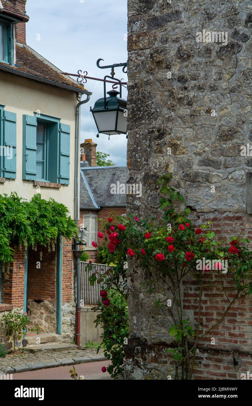 Tourist destination, one of most beautiful french villages, Gerberoy