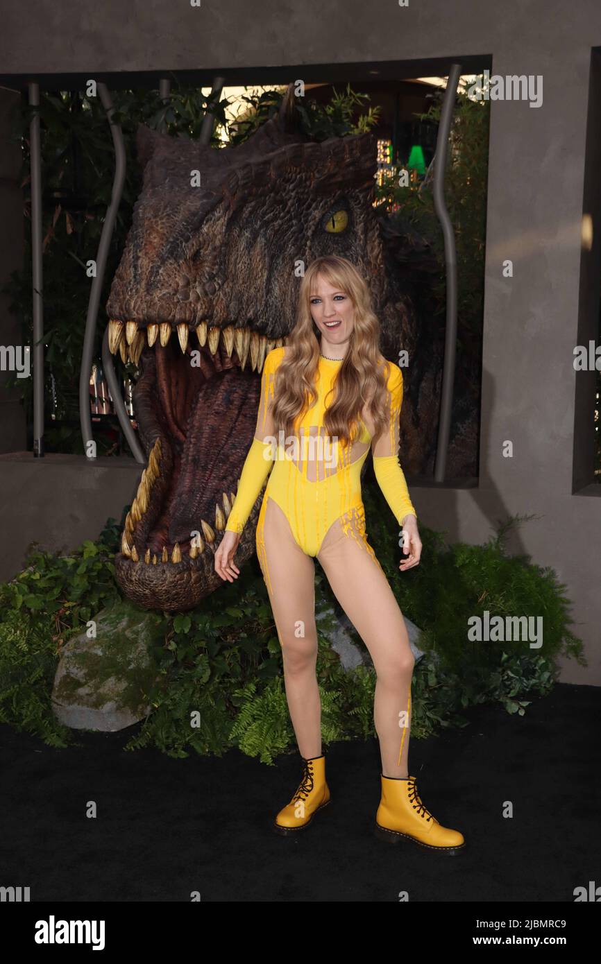 Los Angeles, USA. 06th June, 2022. Emily Carmichael 06/06/2022 The World Premiere of “Jurassic World Dominion” at the TCL Chinese Theatre in Hollywood, CA. Photo by I. Hasegawa/HNW/ PictureLux Credit: PictureLux/The Hollywood Archive/Alamy Live News Stock Photo