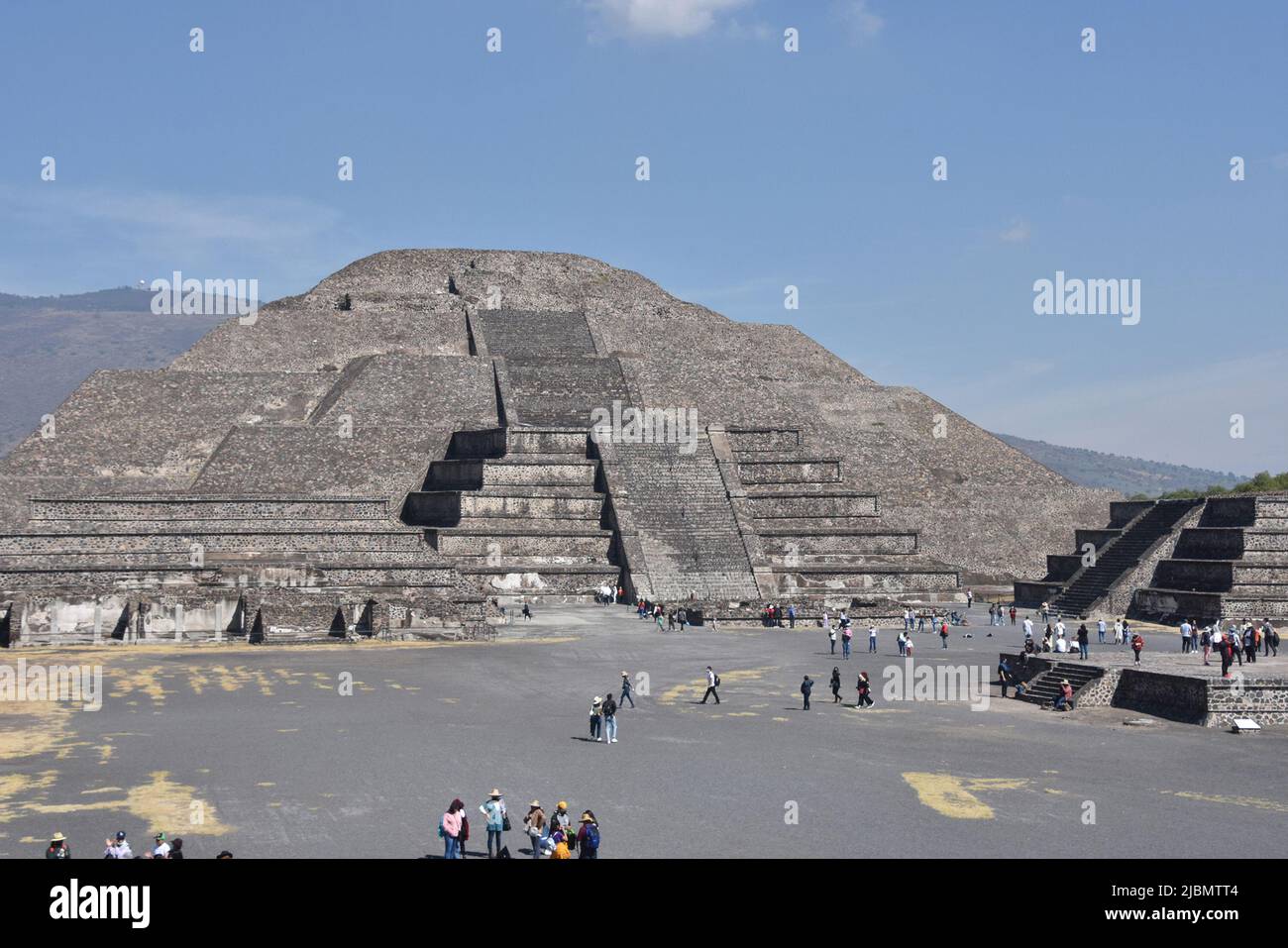 Pyramid of the Moon, Teotihuacán, Mexico. Stock Photo