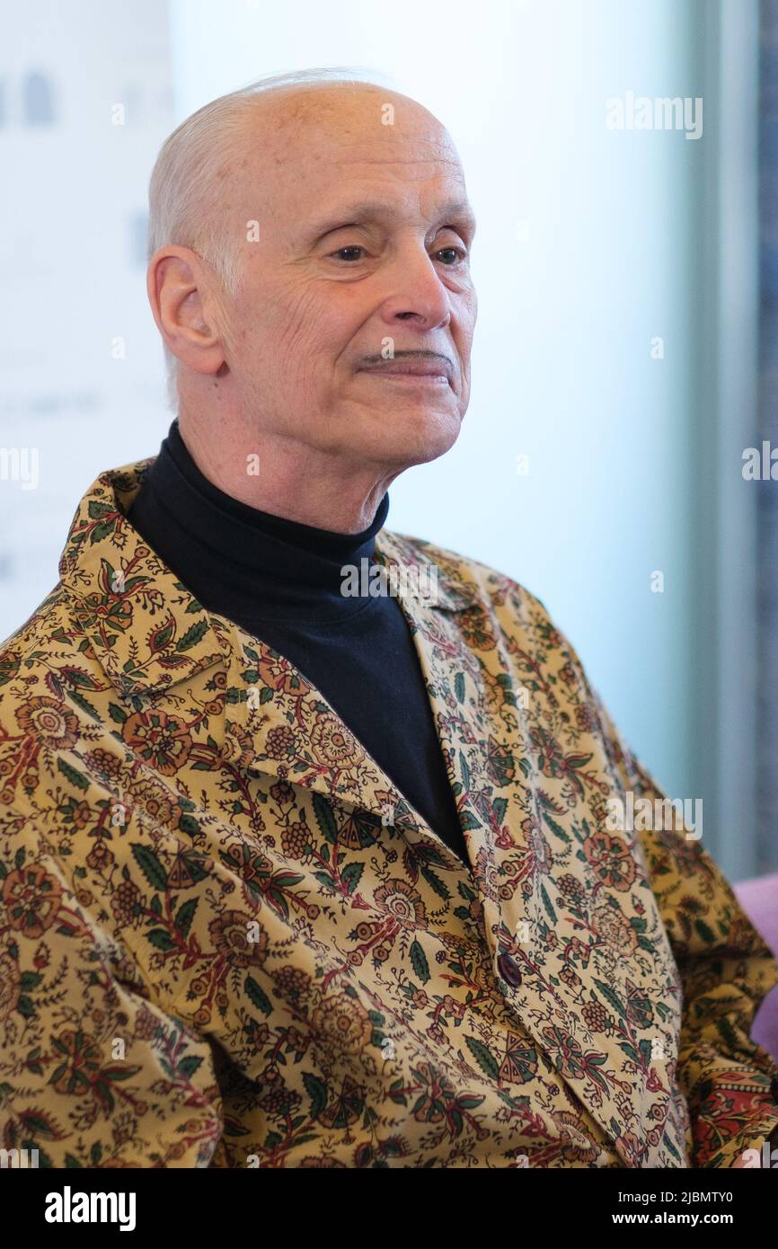 Madrid, Spain. 07th June, 2022. Director John Waters seen during the presentation of the Rizoma Film Festival at the Casa de la Panaderia de Madrid. Credit: SOPA Images Limited/Alamy Live News Stock Photo