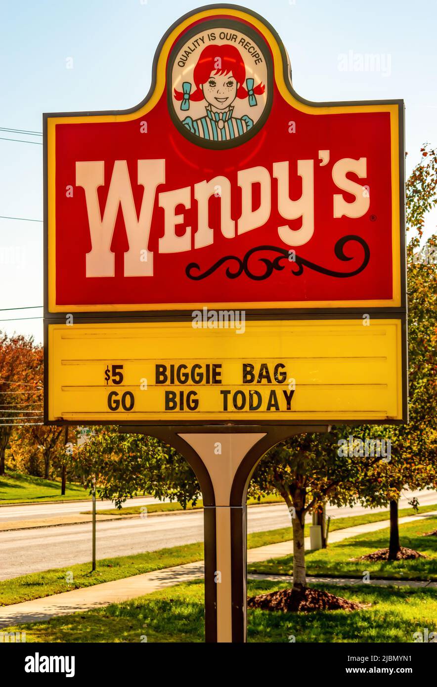 Wendys graphic hi-res stock photography and images - Alamy