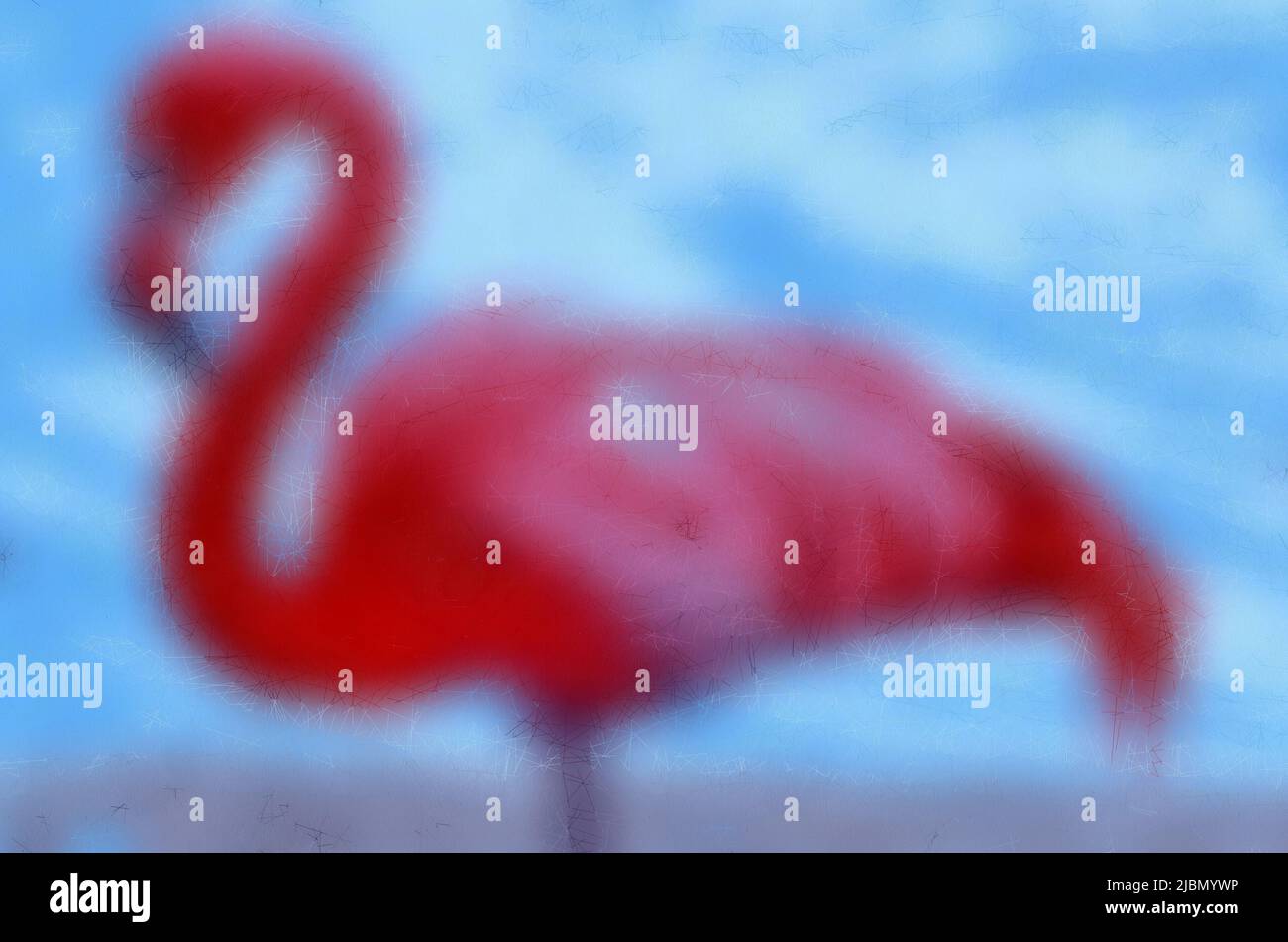 Illustrations animals,birds,flamingo, pink flamingo Stock Photo - Alamy