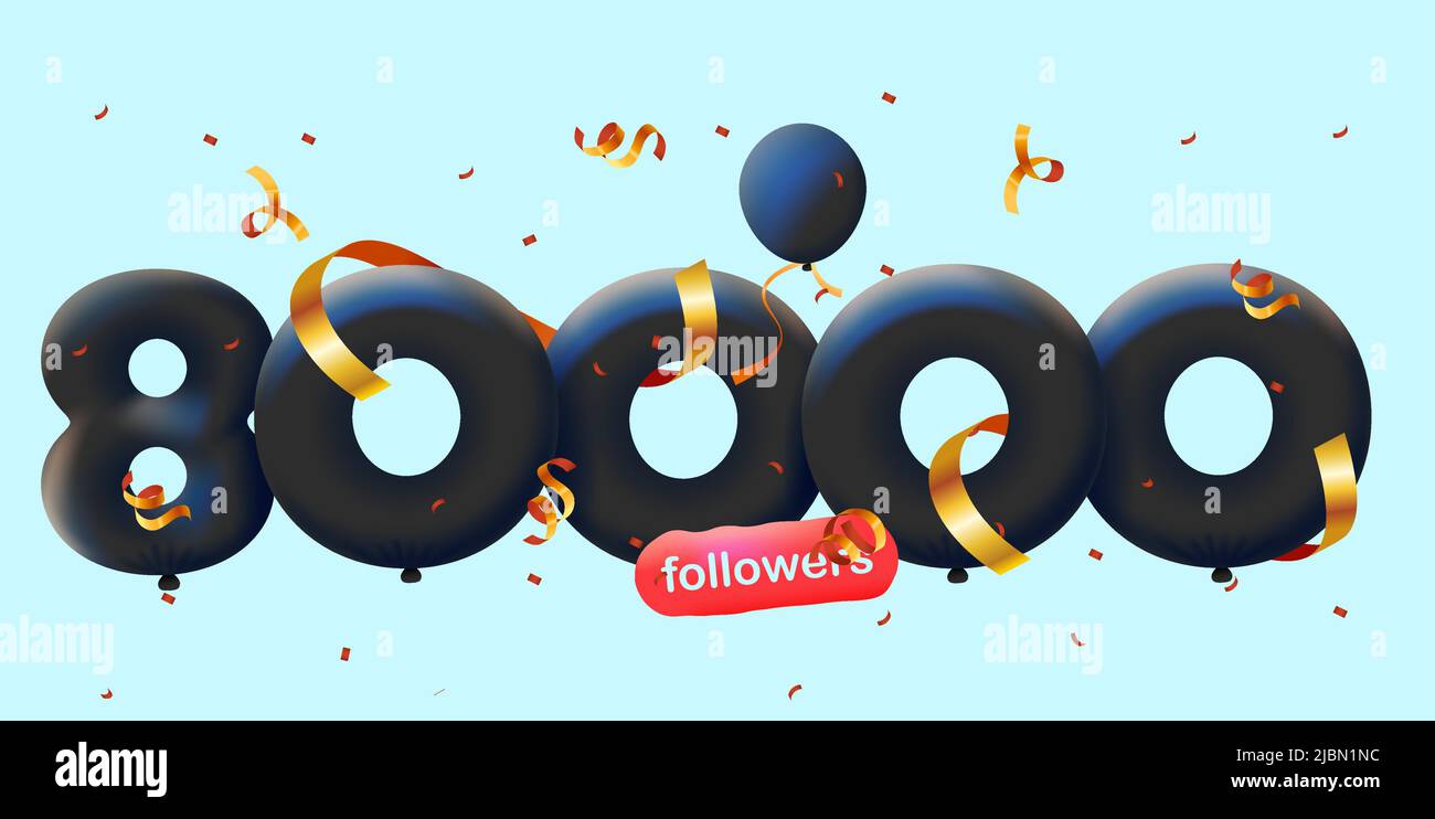 80k follower Stock Vector Images - Alamy