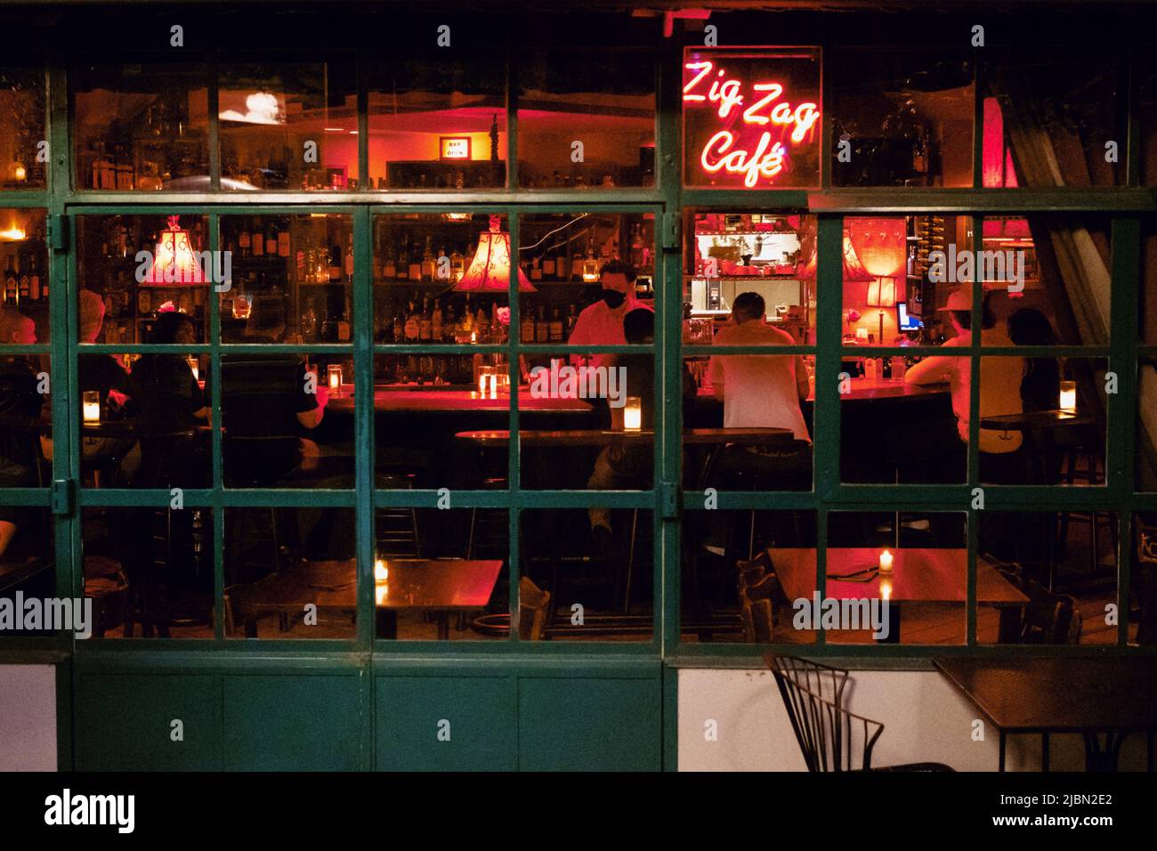 Seattle, USA. 24 May, 2022. Zig Zag Cafe by Pike Place Market Stock