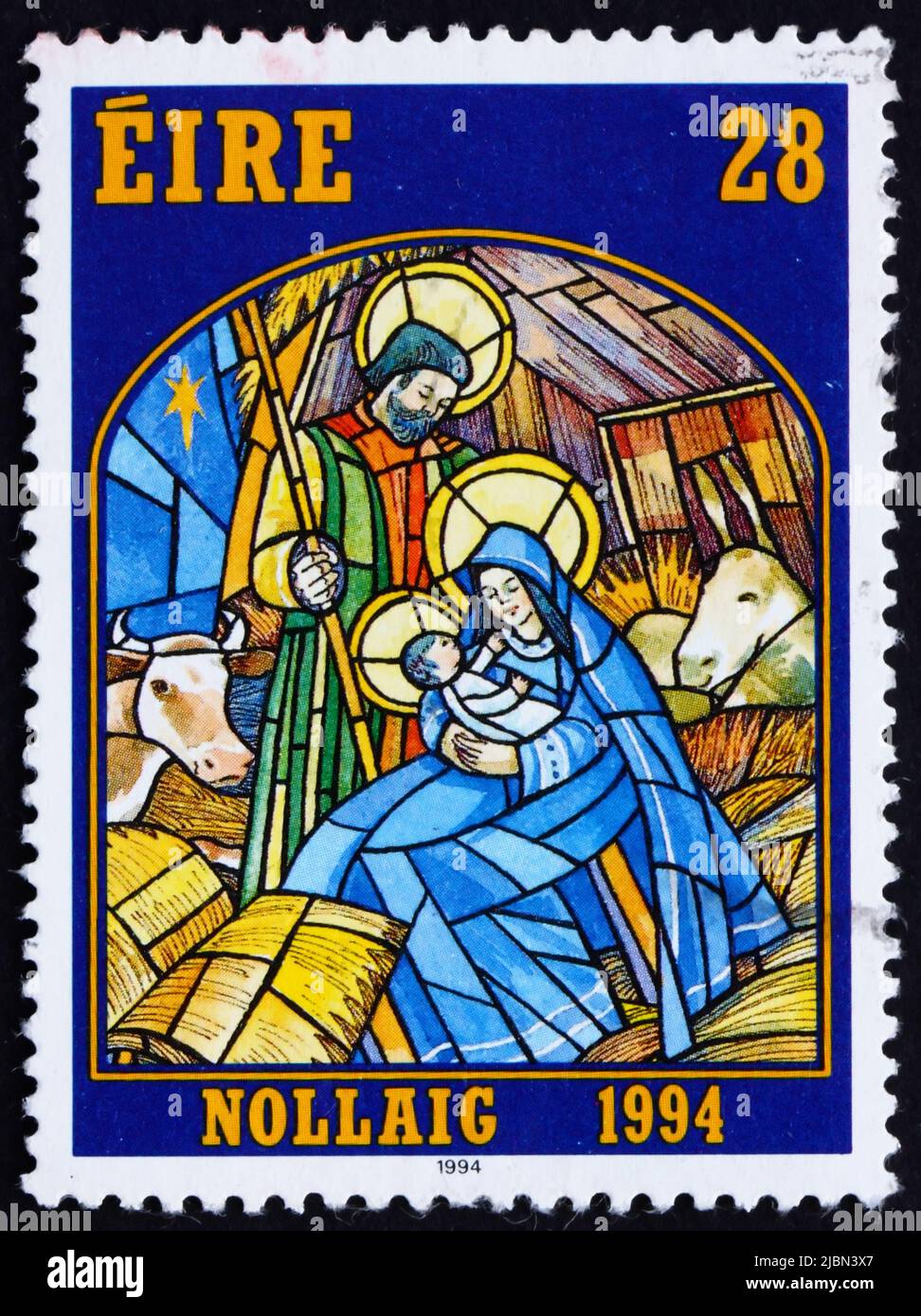 IRELAND CIRCA 1994 a stamp printed in the Ireland shows Nativity