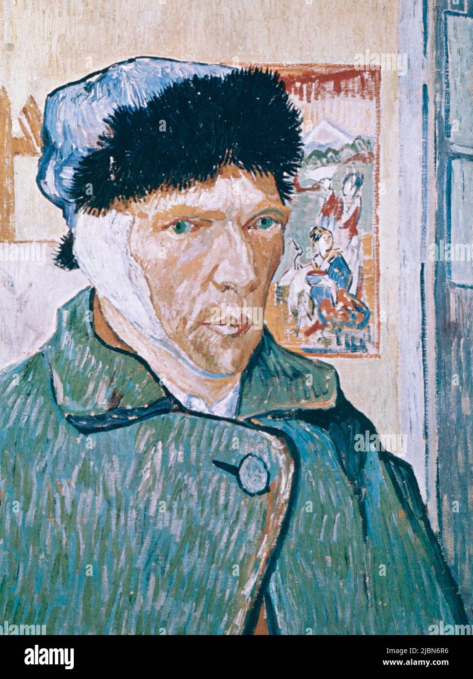 Self-portrait with Bandaged Ear, painting by Dutch artist Vincent Van