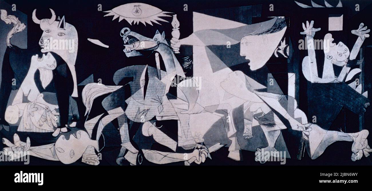 Guernica, artwork by Spanish artist Pablo Picasso, 1937 Stock Photo