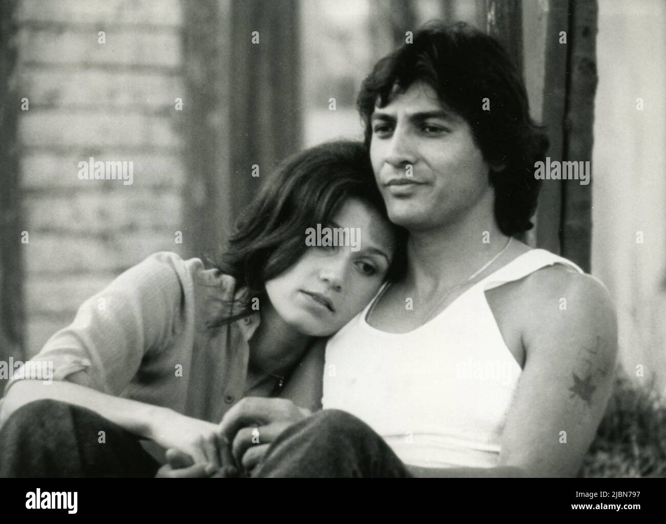 Actors Richard Yniguez and Marta DuBois in the movie Boulevard Nights, USA 1979 Stock Photo