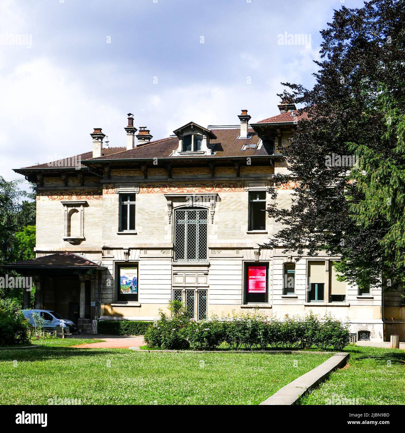 Villa Gillet, historical and cultural place, Cerisaie Park, Lyon, Rhône department, AURA Region, France Stock Photo