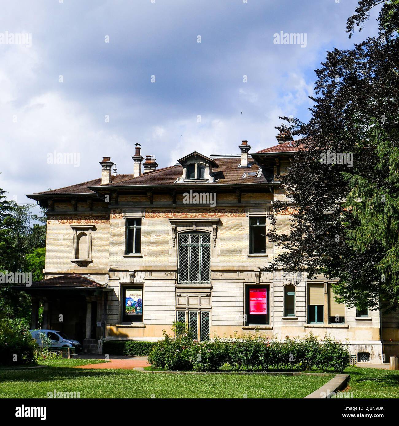 Villa Gillet, historical and cultural place, Cerisaie Park, Lyon, Rhône department, AURA Region, France Stock Photo