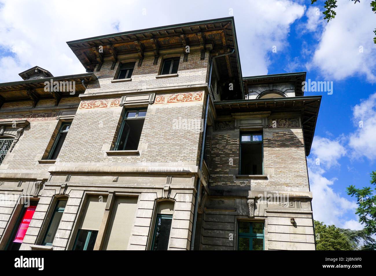 Villa Gillet, historical and cultural place, Cerisaie Park, Lyon, Rhône department, AURA Region, France Stock Photo