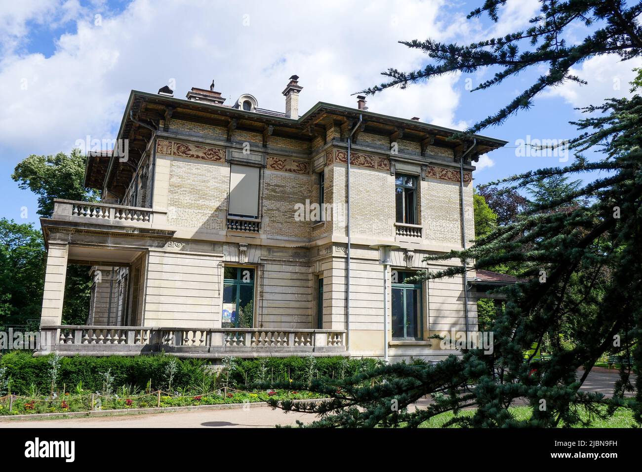 Villa Gillet, historical and cultural place, Cerisaie Park, Lyon, Rhône department, AURA Region, France Stock Photo