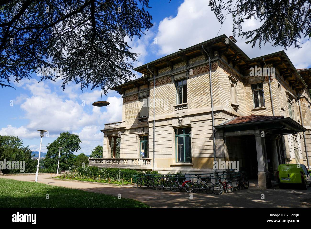 Villa Gillet, historical and cultural place, Cerisaie Park, Lyon, Rhône department, AURA Region, France Stock Photo