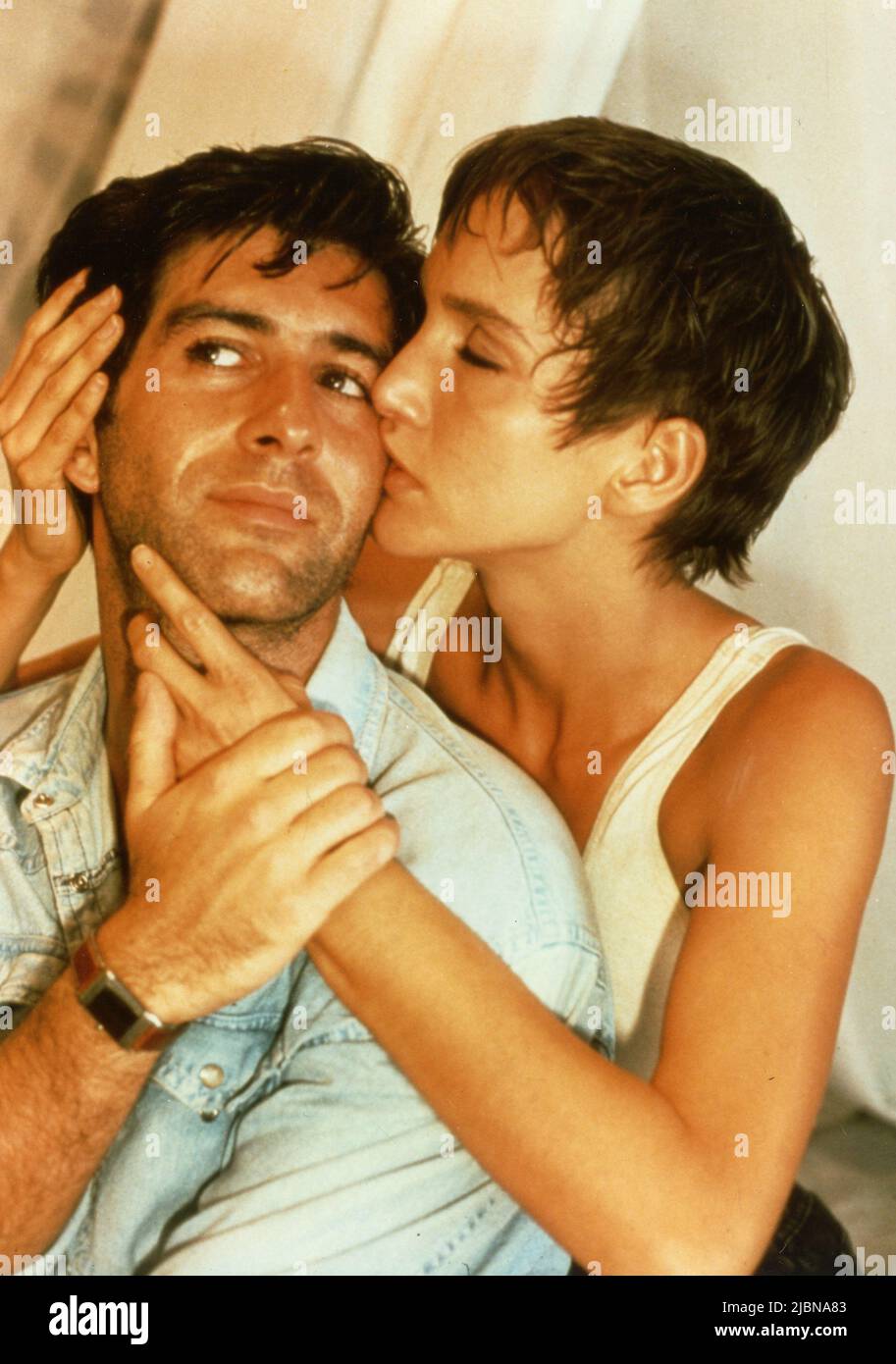 Actress Anouschka Renzi and actor Eric Doncarli in the movie Dark Desires: Anna, USA 1994 Stock Photo