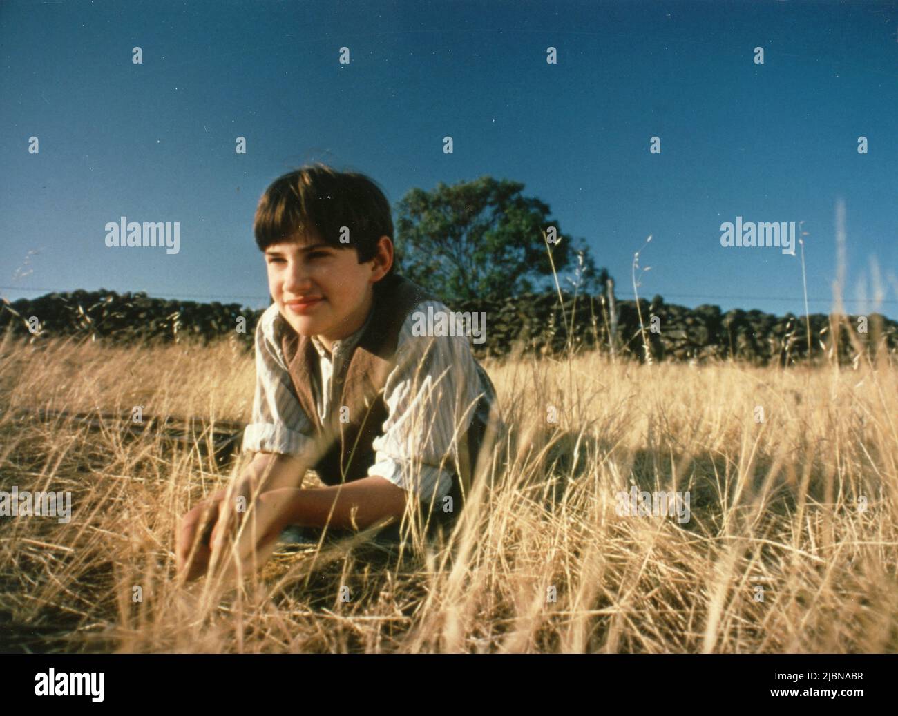 Child actor Alexander Outhred in the movie Hammers Over the Anvil
