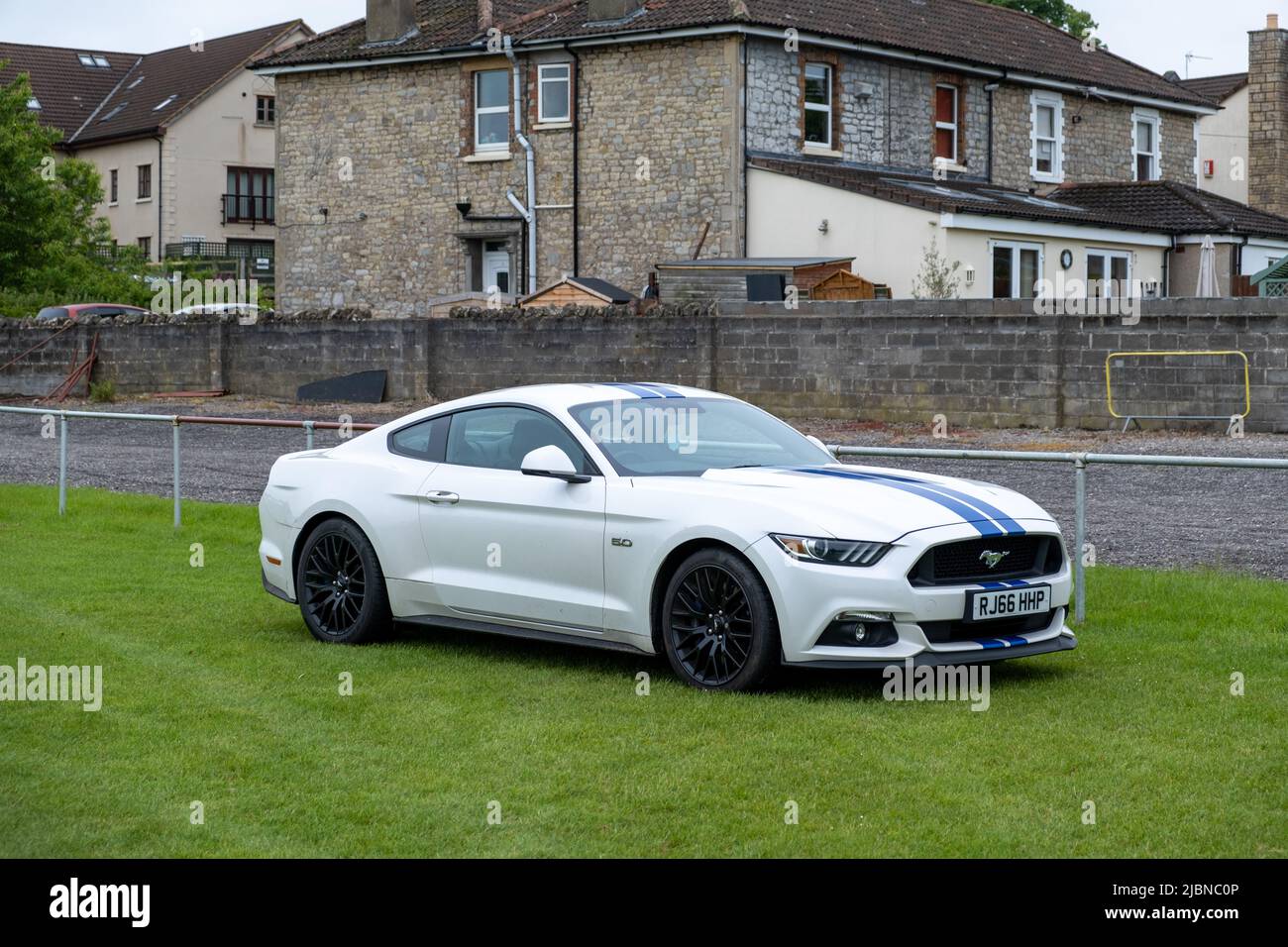 Ford Mustang at the American Classic Car Show at Keynsham rugby club