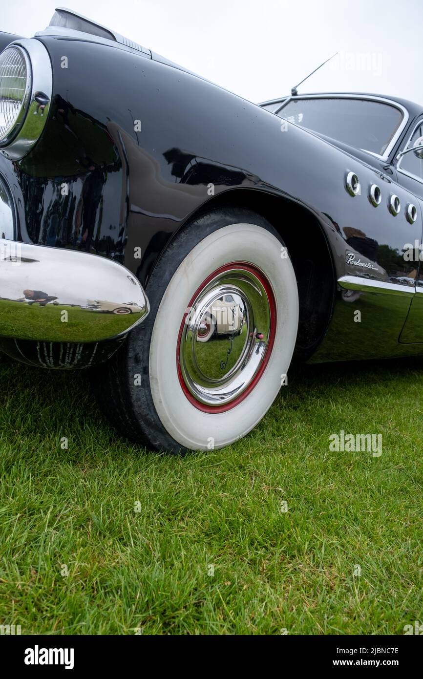 American Classic Car Show at Keynsham rugby club (Jun22 Stock Photo Alamy