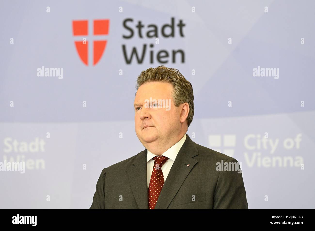 Vienna, Austria. 7th June, 2022. Mayor's media briefing Transparency