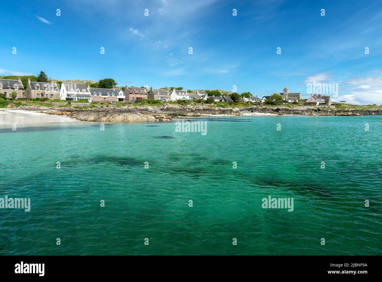 view of Iona island, Scotland, United Kingdom, 31 May 2022 Stock Photo