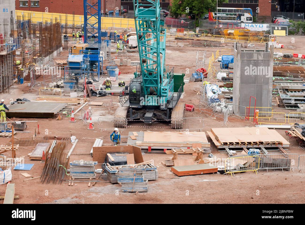New development work in Stockport Stock Photo