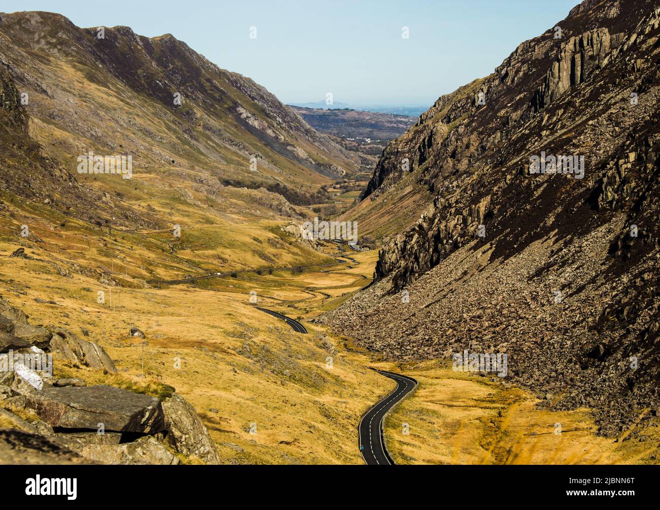 Mt. Snowdon, Snowdonia, Wales, UK Stock Photo
