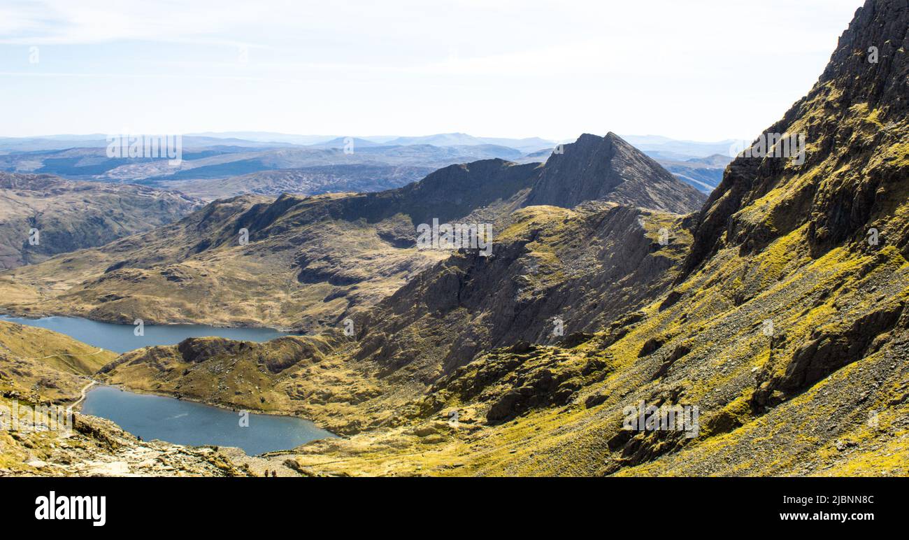 Mt. Snowdon, Snowdonia, Wales, UK Stock Photo