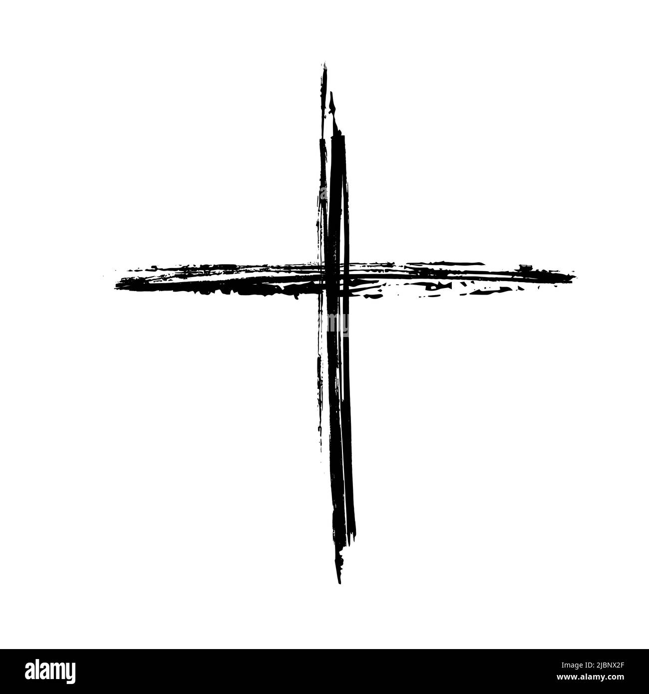 Black Cross. Religion. Vector illustration Stock Vector Image & Art - Alamy