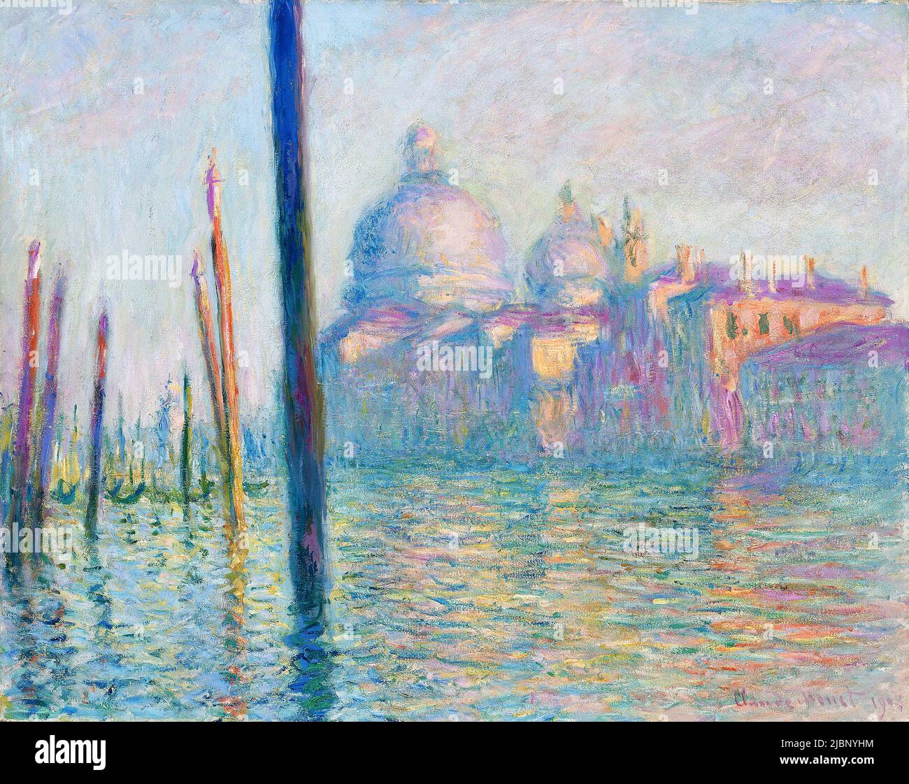 Grand Canal, Venice, 1908, Painting by Claude Monet Stock Photo
