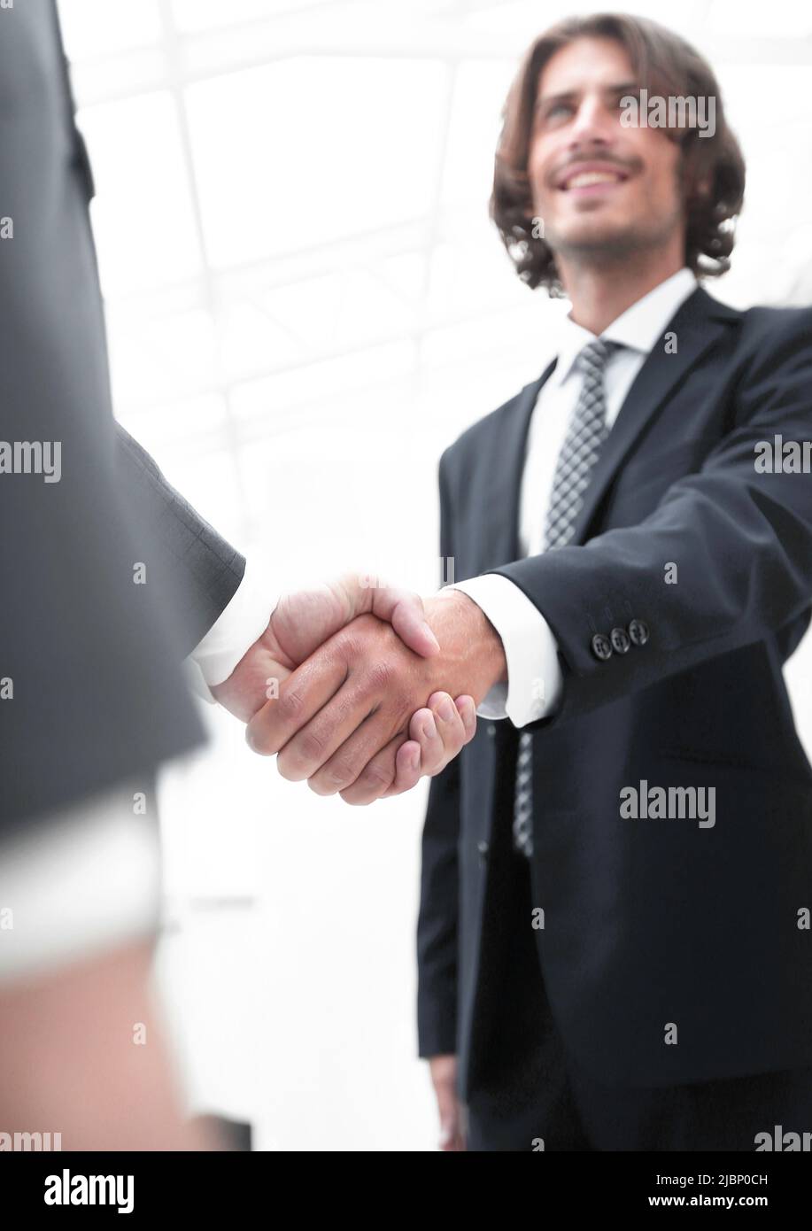 Success concept in business - handshake of partners Stock Photo - Alamy