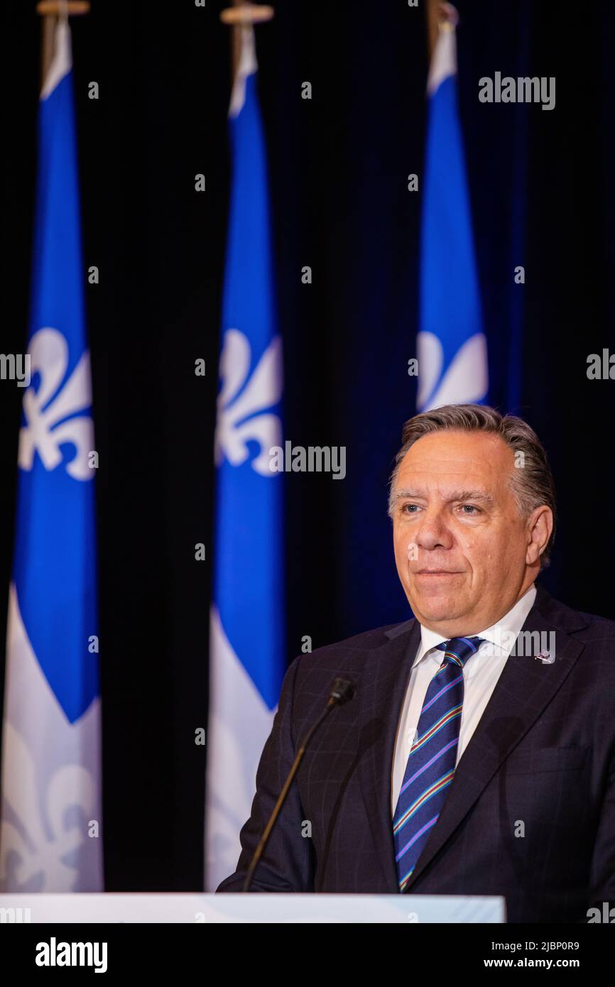 François Legault, CAQ, Prime minister in Quebec Stock Photo Alamy