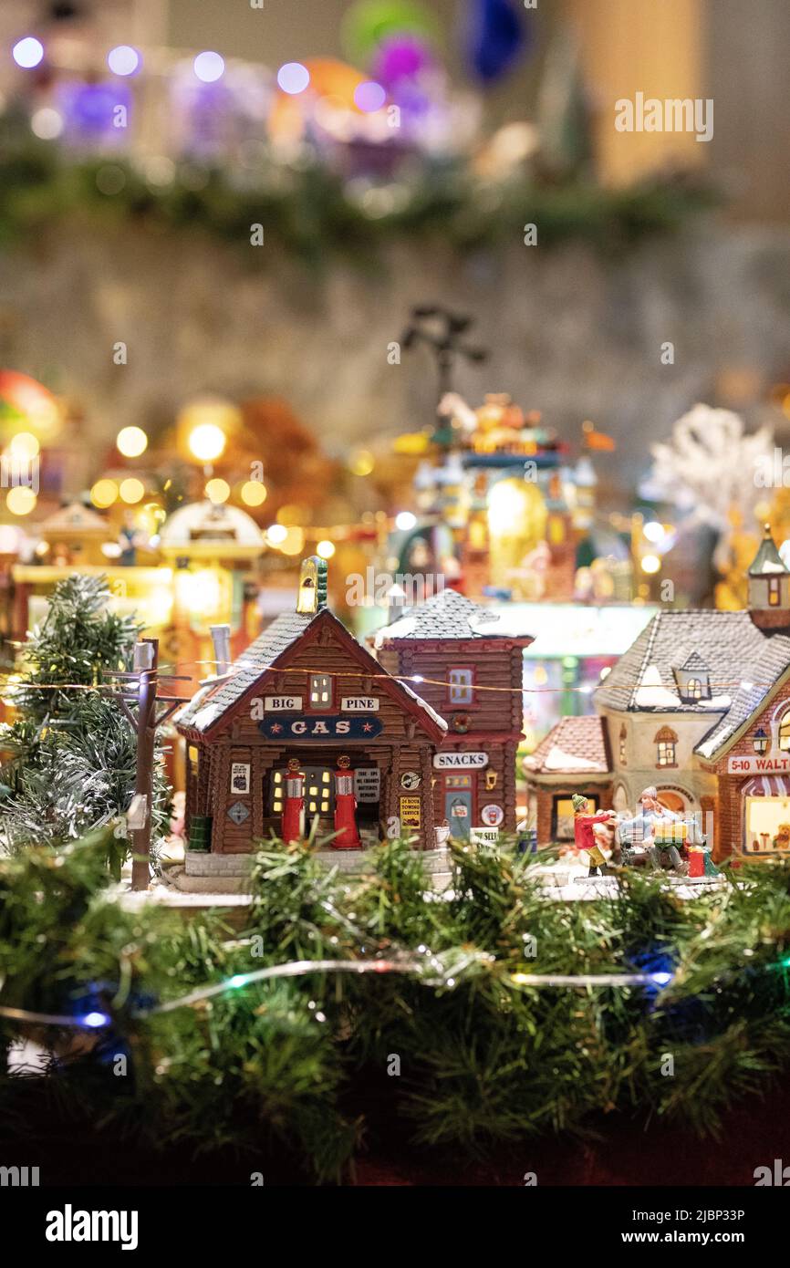 Miniature Christmas Decorations Stock Photo - Download Image Now
