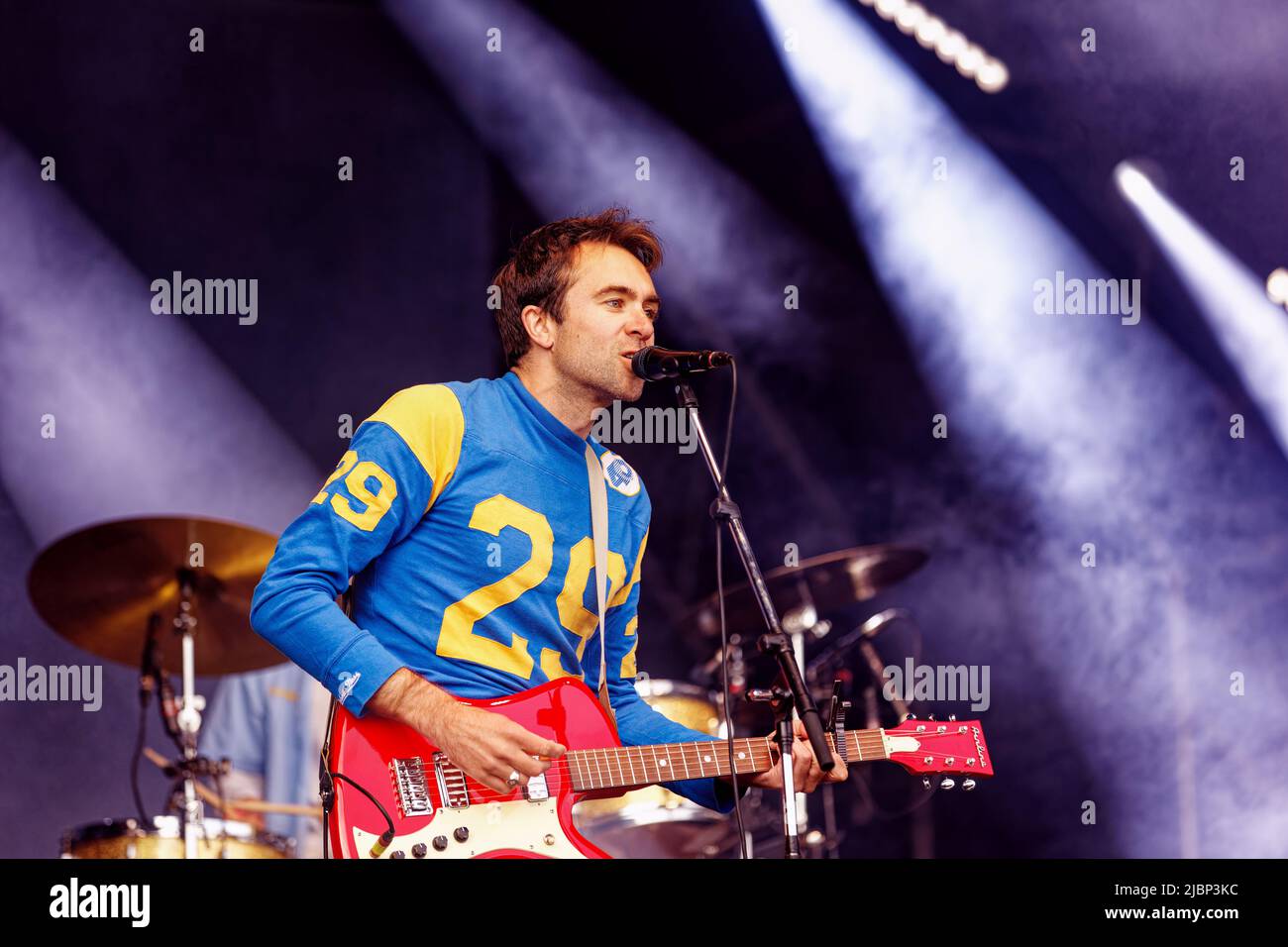 June 4, 2022: Justin Hayward-Young  of The Vaccines performing at  Live At Leeds in The Park festival  (Credit Image: © Andy Von Pip/ZUMA Press Wire) Stock Photo